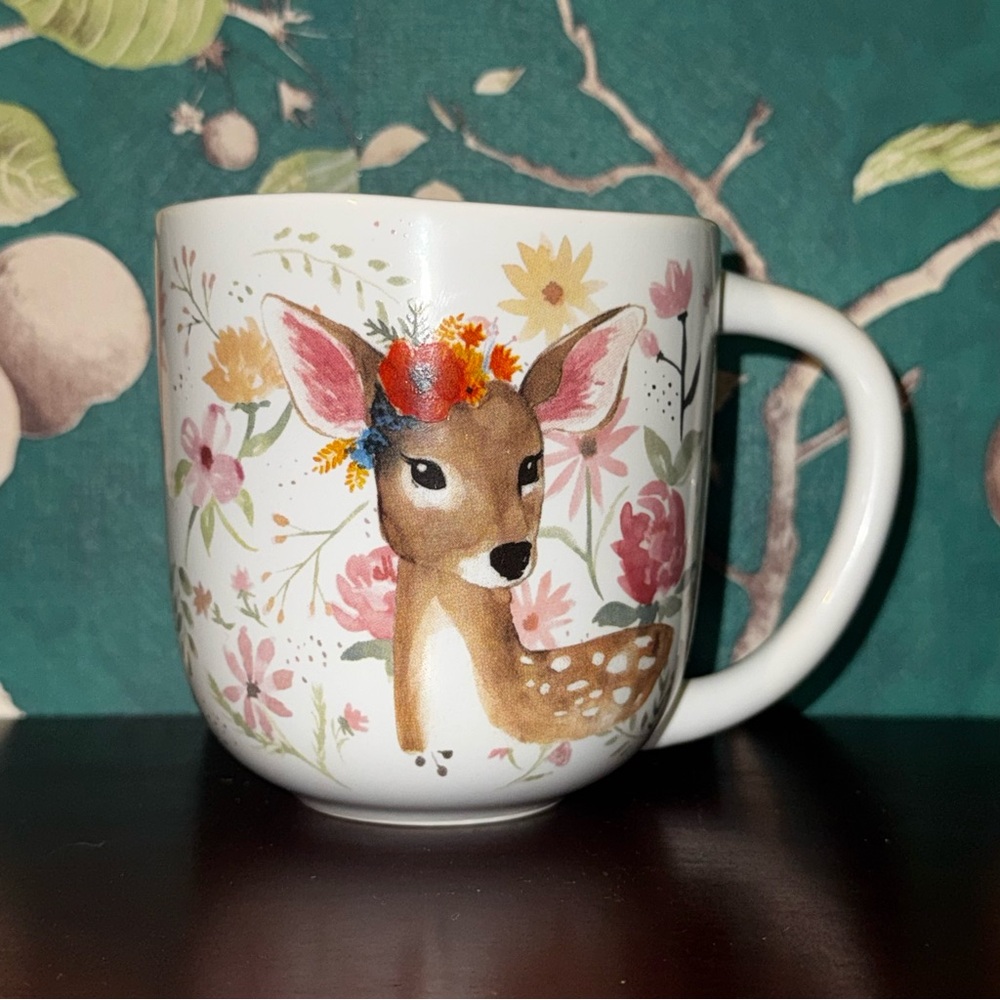 Peaceful Kingdom Deer 13oz Mug - Rosanna